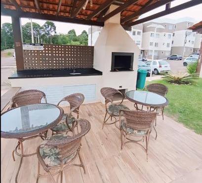 Aconchegante apartamento em condomínio clube a 15 minutos do hospital do Rocio