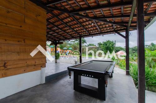 Casa de campo com piscina em Itaperiu
