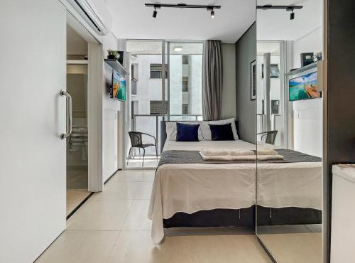 Apartamento na Frei caneca próximo ao Shopping com CoWorking e Piscina